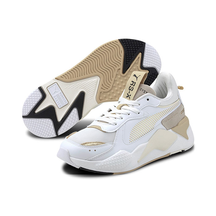 Tæller insekter Downtown Afskrække Puma Sneakers RS-X Mono Metal - White / Gold - KØB ONLINE
