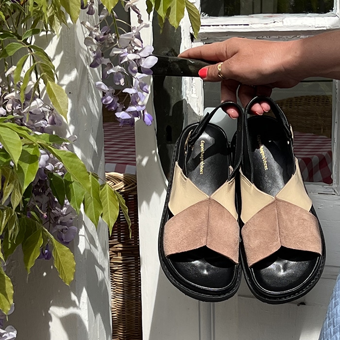 stor lykke overfladisk Copenhagen Shoes Stronger Sandal - Black - KØB ONLINE